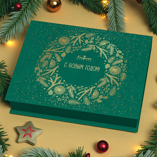 Новогоднее роскошное собрание конфет ручной работы 940г