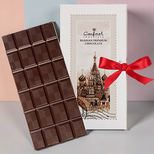 "Собора Василия Блаженного" открытка горький шоколад 