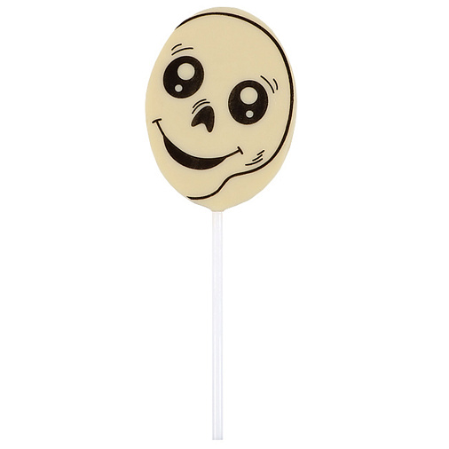 "Череп" леденец из белого шоколада 35г