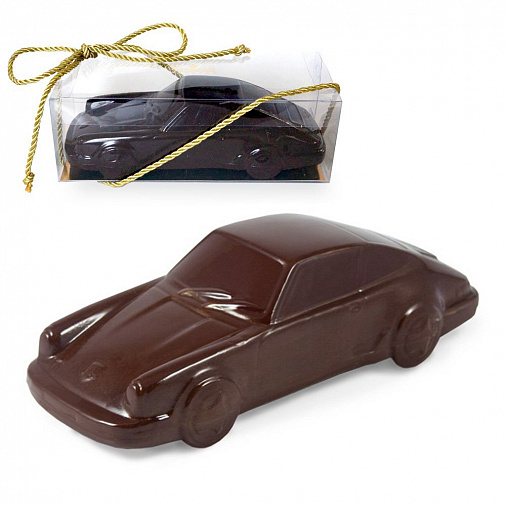 Машина PORSCHE из горького шоколада 200г