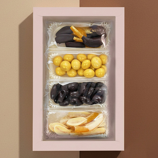 "Ураза-Байрам" подарочный набор: драже, конфеты глазированные (цвет капучино)