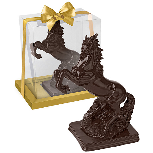 "Конь на дыбах" скульптура шоколад горький 2800г