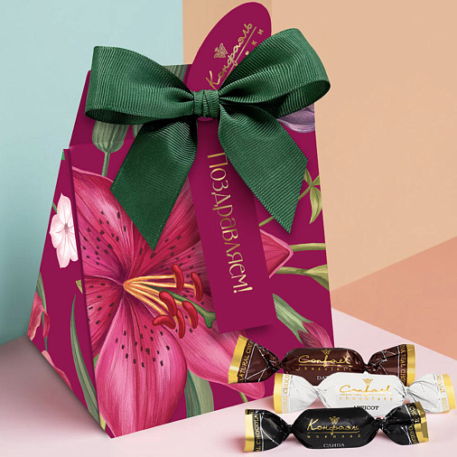 Набор сухофруктов в горьком шоколаде (финик, слива, абрикос) 100г