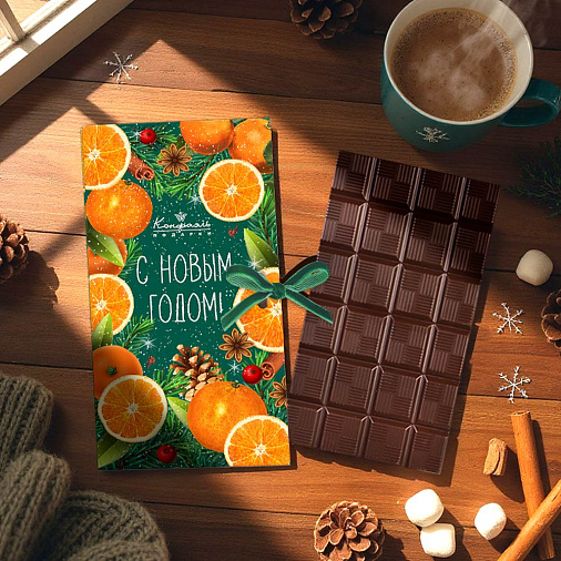 "С Новым годом" шоколад молочный 60г