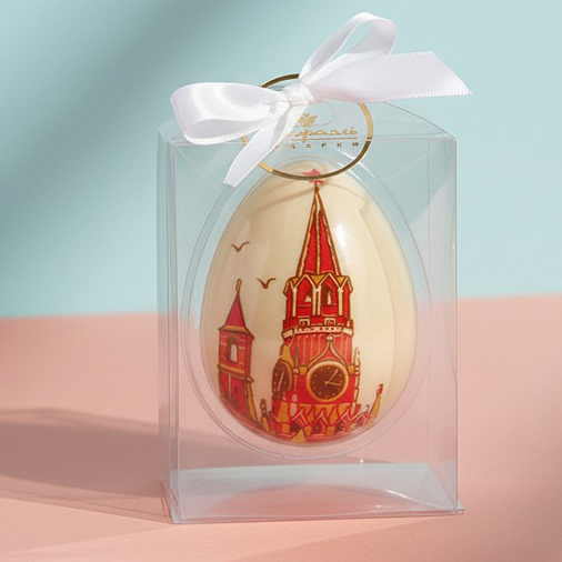 "Кремль" яйцо белый шоколад