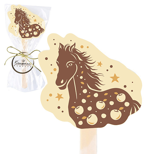 "Символ года 2026" шоколад белый на палочке 15г