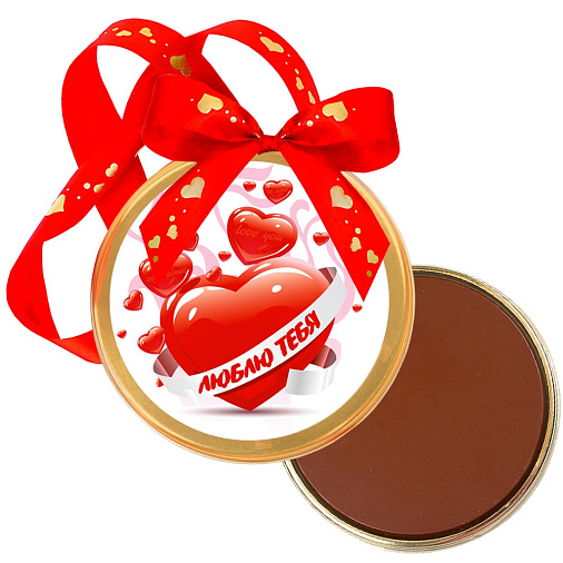 "Люблю тебя" медаль молочный шоколад