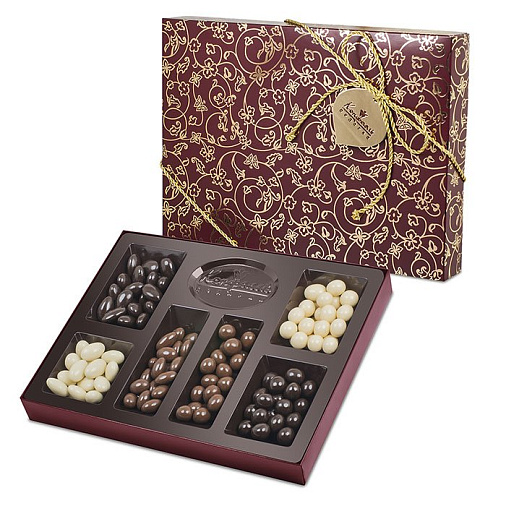 Набор ореховая фантазия от Конфаэль бордовый 400г