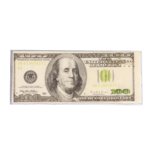 "100$" белый шоколад фигурный