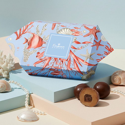 Драже "Ирис" в молочном шоколаде (жемчужная коллекция)