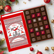 Новогодняя книга с конфетами 240г