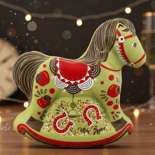 "Лошадка" скульптура шоколад яблочный 140г