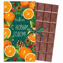 "С Новым годом" шоколад молочный 60г