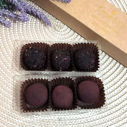 Финиковый трюфель гибискус и арония 100г