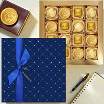 Набор: шоколад, конфеты марципановые 305г