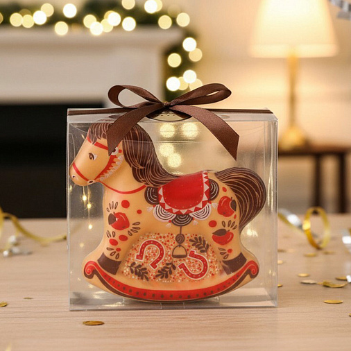 "Лошадка" скульптура шоколад апельсиновый 140г