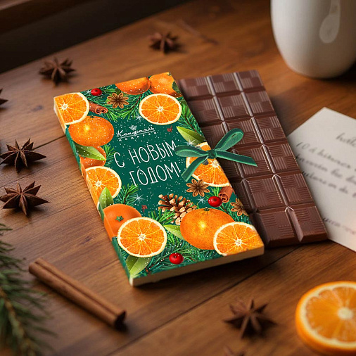 "С Новым годом" шоколад молочный 60г