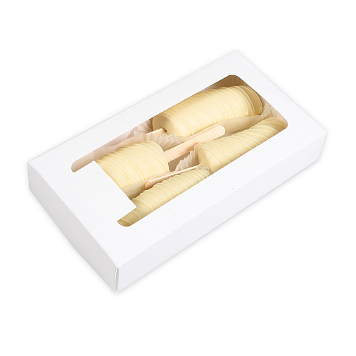 Свежие бананы в белом шоколаде набор 280г