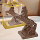 "Конь на дыбах" скульптура большая  шоколад молочный 