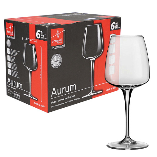 Бокалы для вина "Аурум" 430мл (Набор 6 шт)