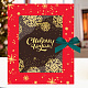 Молочный шоколад С Новым годом! открытка красная 100г