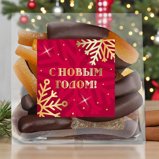 Новогодний набор: конфеты ассорти, цукаты, драже, варенье, чай 355г