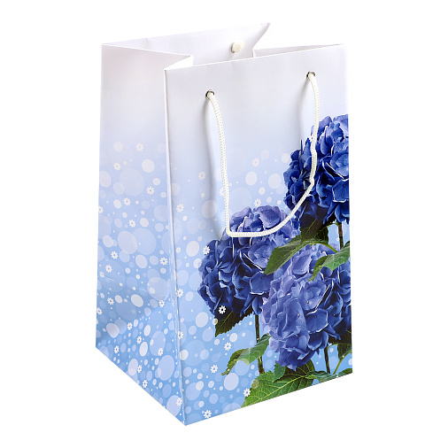 Пакет синие цветы