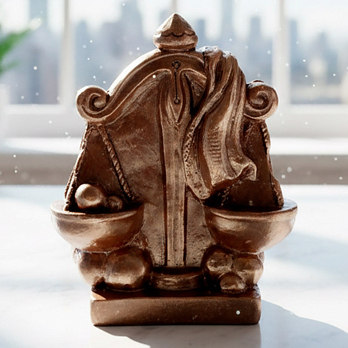 "Весы" скульптура молочный шоколад 150г