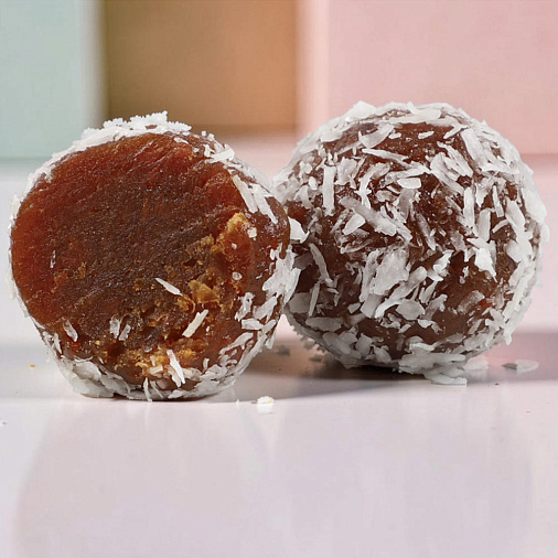 Конфеты из абрикоса с маком, кунжутом, кокосом 