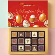 Пасхальный набор мармелада и шоколадных конфет 145г