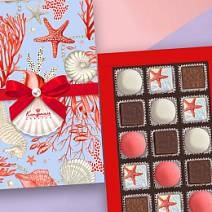 Набор конфет: мармелад, конфеты глазированные, шоколадные конфеты "Ассорти" (жемчужная коллекция)