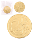 Монетка из горького шоколада 2 евро7г