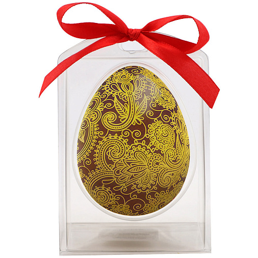 "Желтый узор" яйцо молочный шоколад
