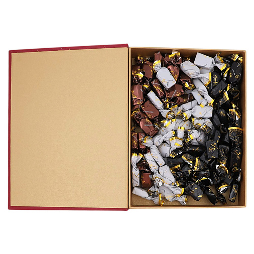 Роскошное собрание конфет суфле в горьком шоколаде