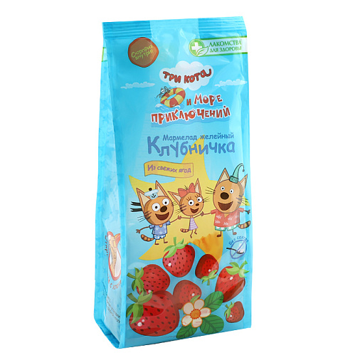 "Три кота" детский мармелад клубника 105г