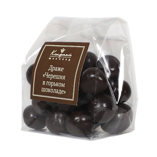 «Любимый вкус» драже черешня в горьком шоколаде 75г