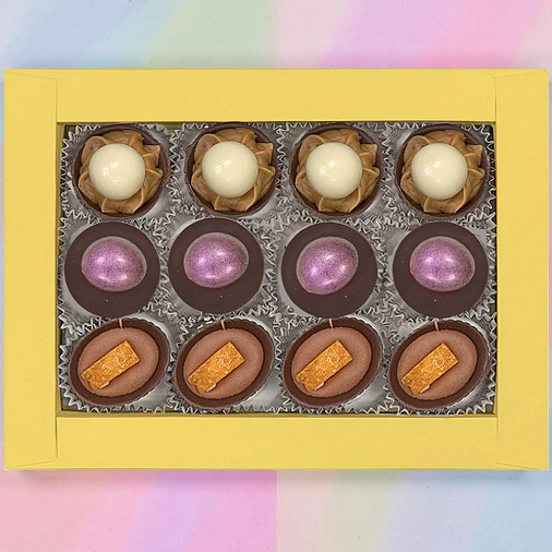 "С Пасхой" набор конфет ручной работы