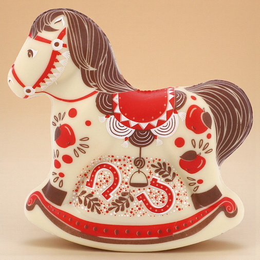 "Лошадка" скульптура шоколад белый 
