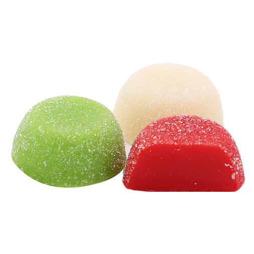 Новогодний набор мармелада желейного: "Сливочная намелака", "Личи", "Зеленая дыня" 255г