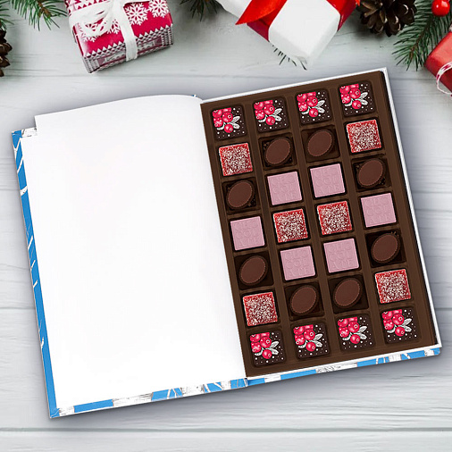 «Сова» книга с конфетами ассорти и мармеладом 270г