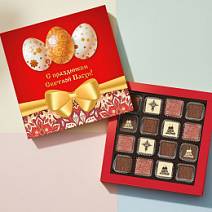 Пасхальный набор мармелада и шоколадных конфет 155г