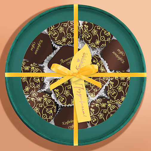 Набор суфле в горьком шоколаде (лимонное, шоколадное, кофейное) 360г