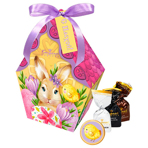 Пасхальный подарочный набор: шоколад, конфеты шоколадные